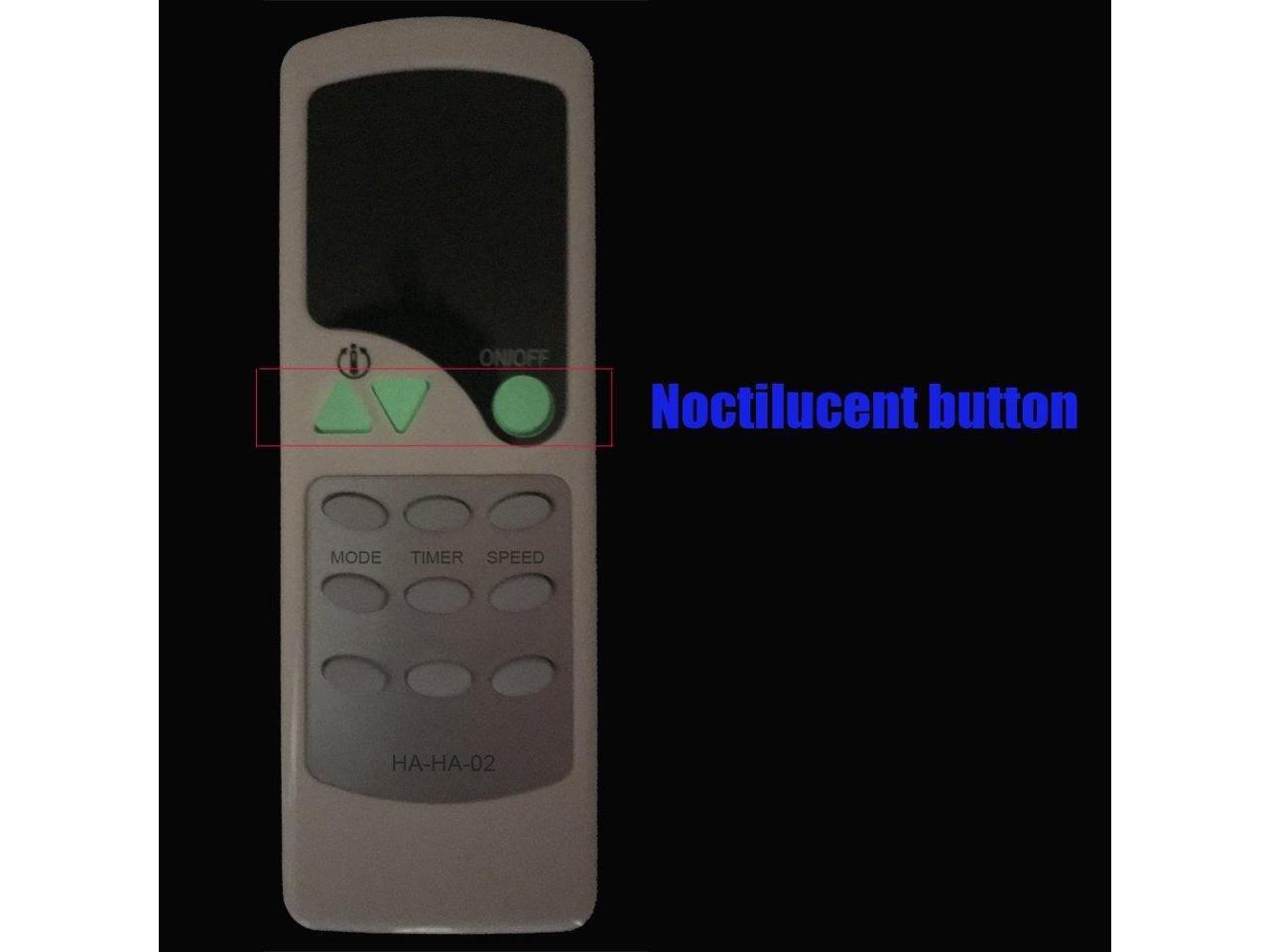 HAHA02 Replacement for Haier Commercial Cool Air Conditioner Remote