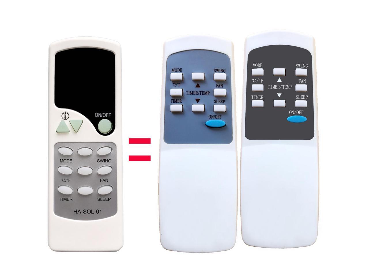 HASOL01 Replacement for Soleus Air Portable Air Conditioner Remote