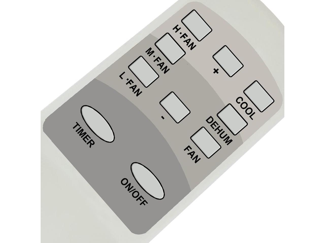 Replacement for Daewoo Window Air Conditioner Remote Control DWC