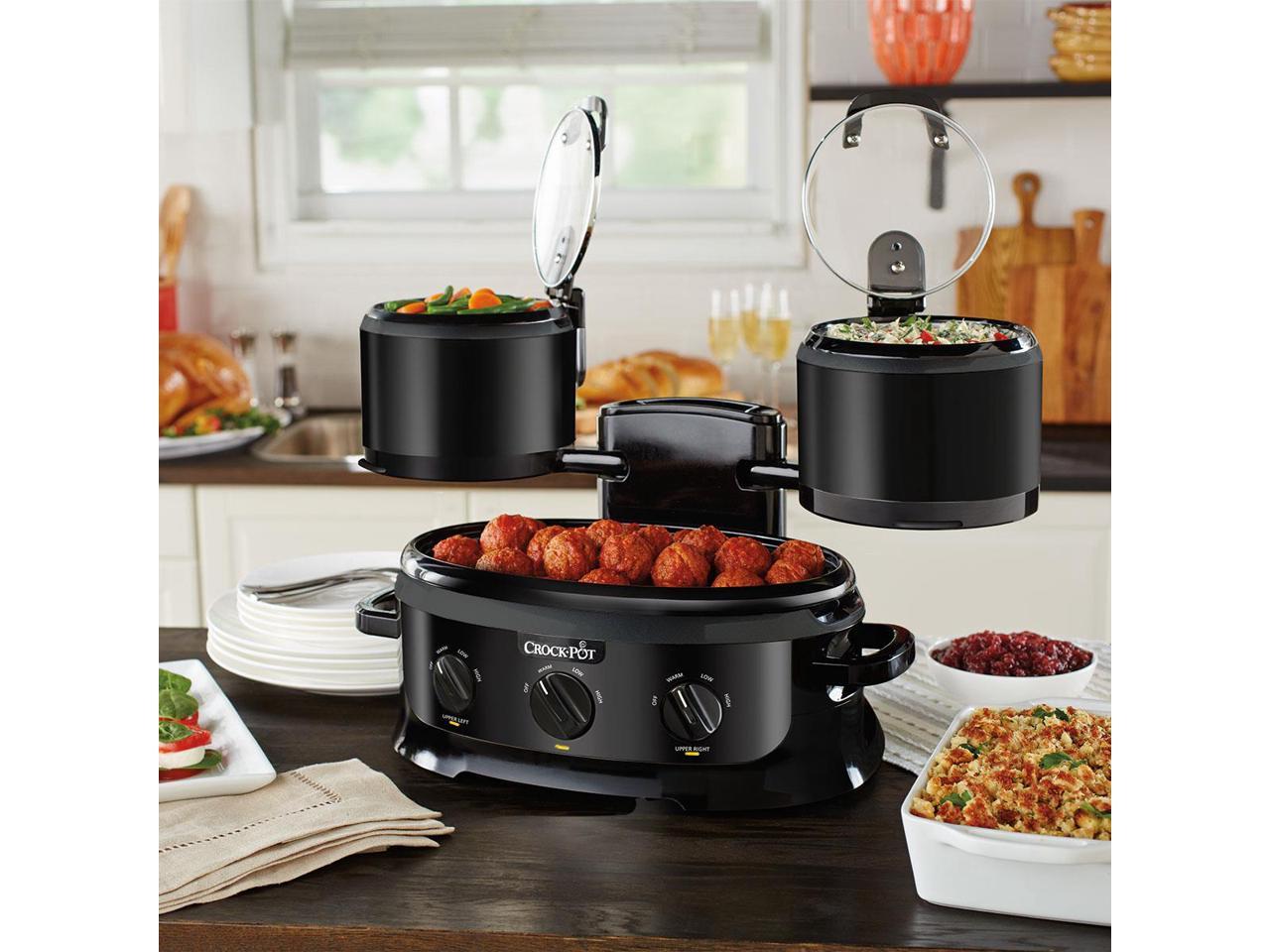 CrockPot Swing and Serve™ Slow Cooker SCCPTOWERB