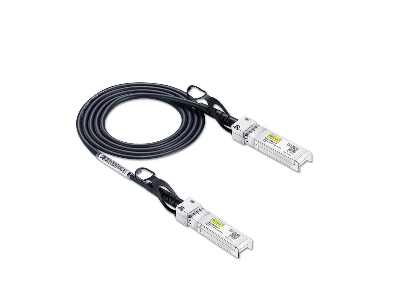 10G DAC Direct Attach Copper Twinax Cable 0.5~7M SFP Cable Passive SFP+ to  SFP+ Port Compatible with Cisco SFP-H10GB-CU1M, Ubiquiti, mikrotik, Intel