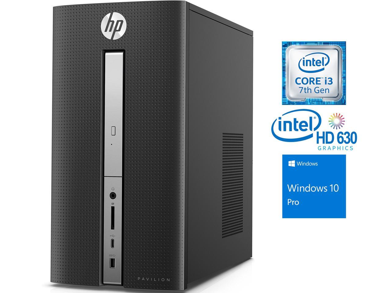 Refurbished Hp Pavilion 570 Desktop Intel Core I3 7100 39ghz 8gb Ram 256gb Ssd Dvdrw Vga 