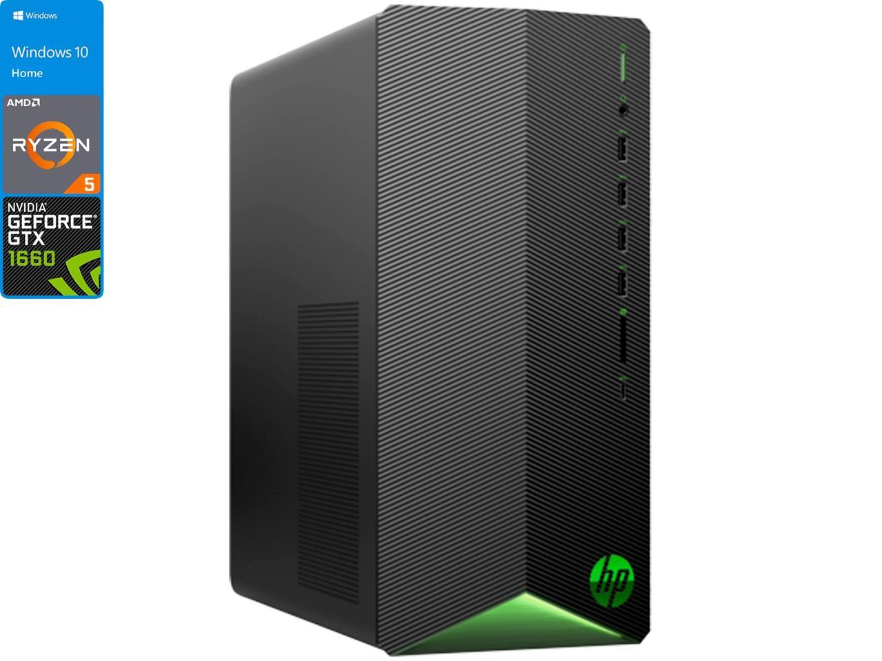 HP Pavilion TG01 Gaming Desktop, AMD Ryzen 5 5600G Upto 4.4GHz, 8GB RAM