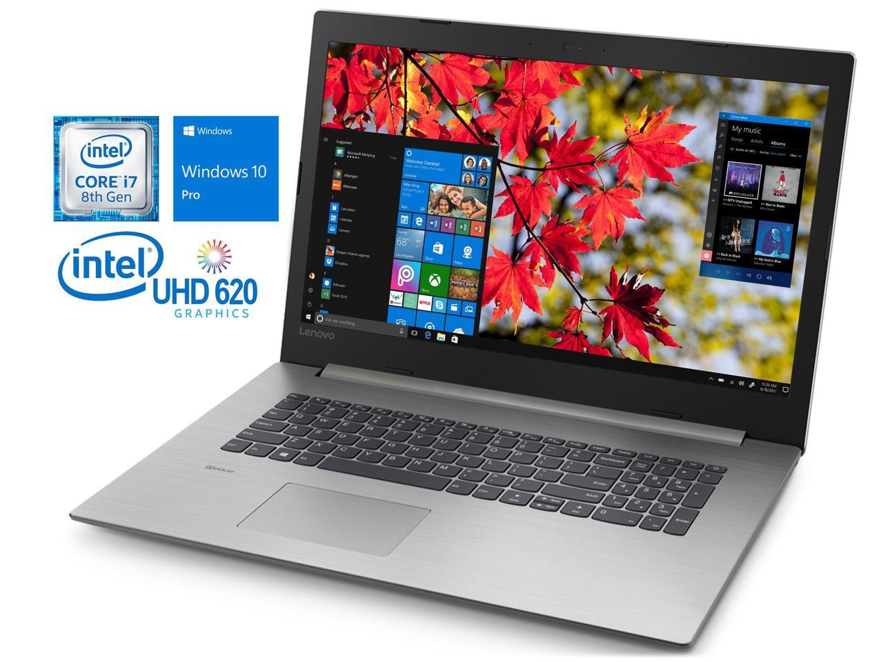 Lenovo IdeaPad 330 17.3" HD Notebook, Intel Quad-Core i7-8550U Upto 4