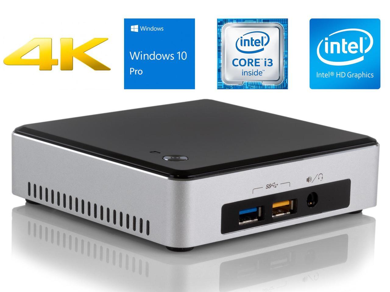 Intel Nuc5i3ryk Mini Pc Intel Core I3 5010u 2 1ghz 4gb Ram 256gb Nvme Ssd Mini Hdmi Mini Displayport Wi Fi Bluetooth Windows 10 Pro Newegg Com