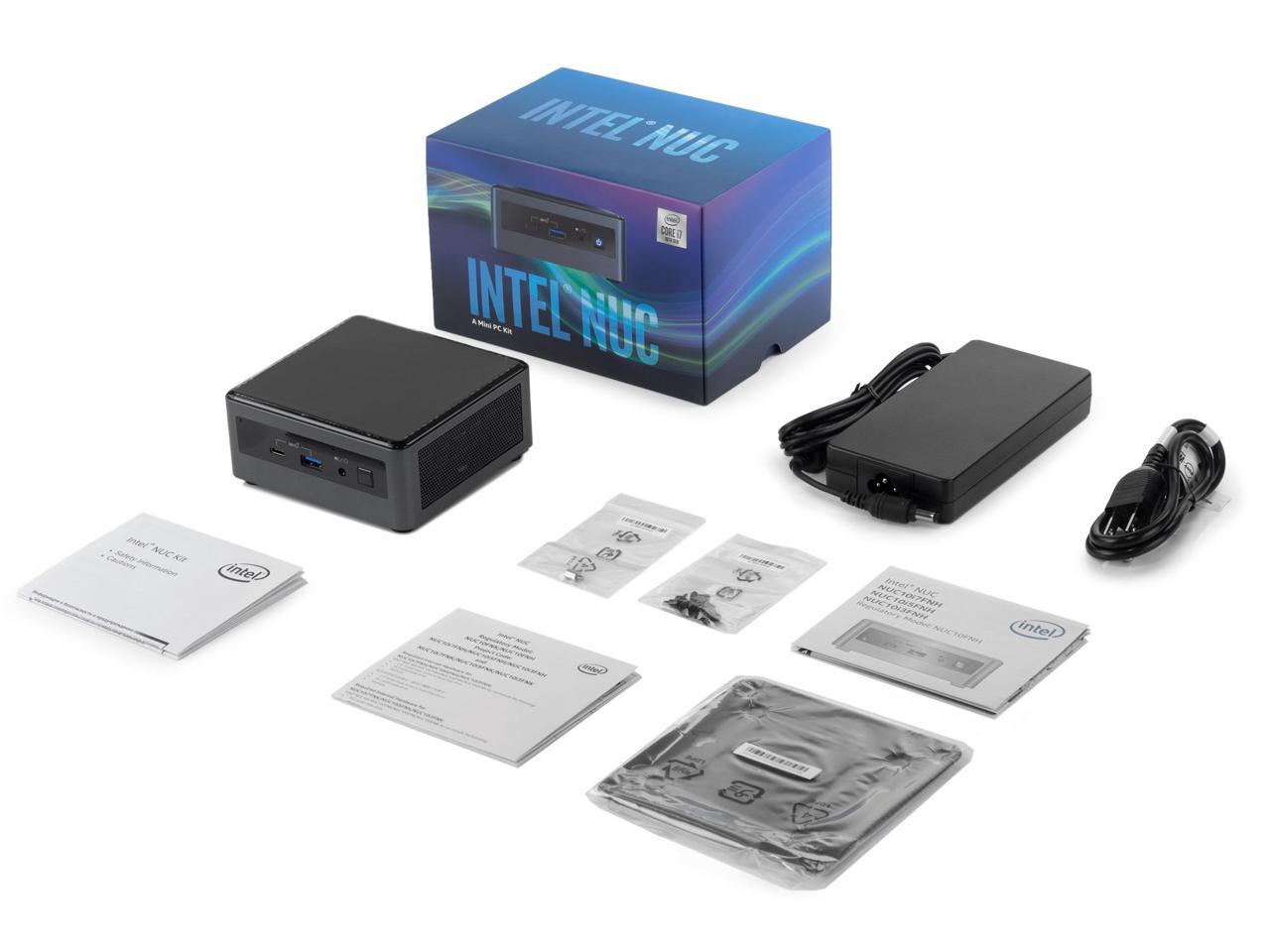 Intel Nuc10i7fnh Mini Pc Intel Core I7 10710u Upto 47ghz 16gb Ram