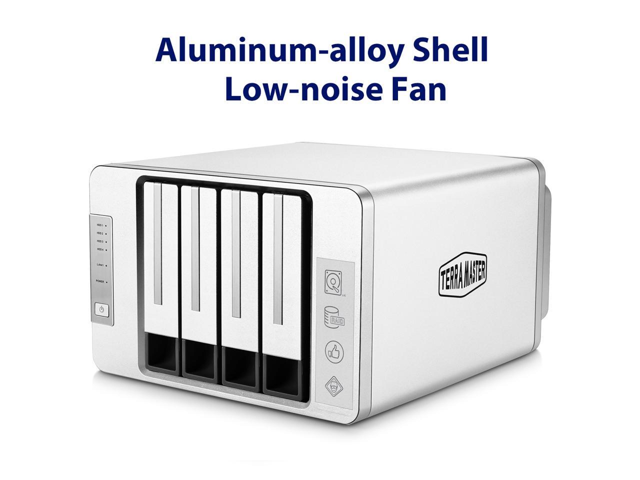 TERRAMASTER F4210 4Bay NAS 2GB RAM Quad Core Network Attached Storage