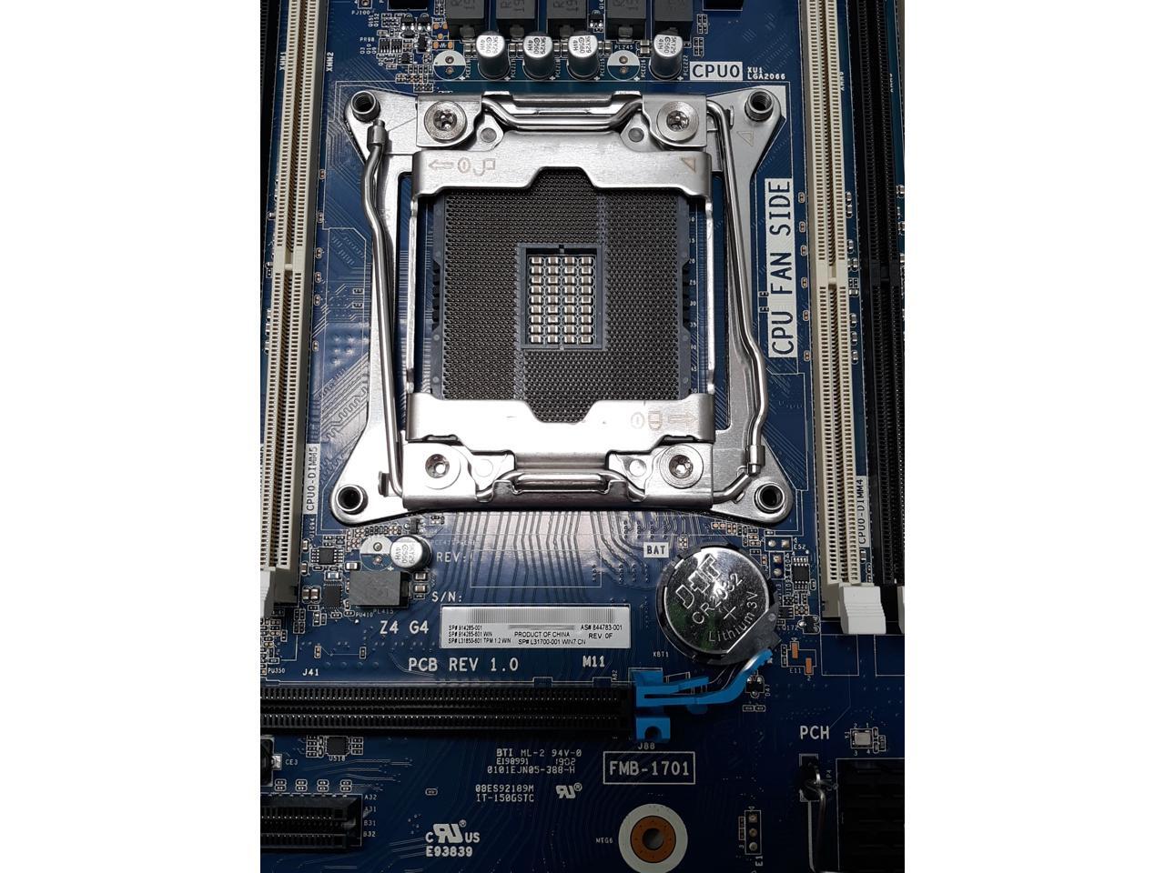 Refurbished HP Z4 G4 Workstation Motherboard LGA2066 8 Memory slots