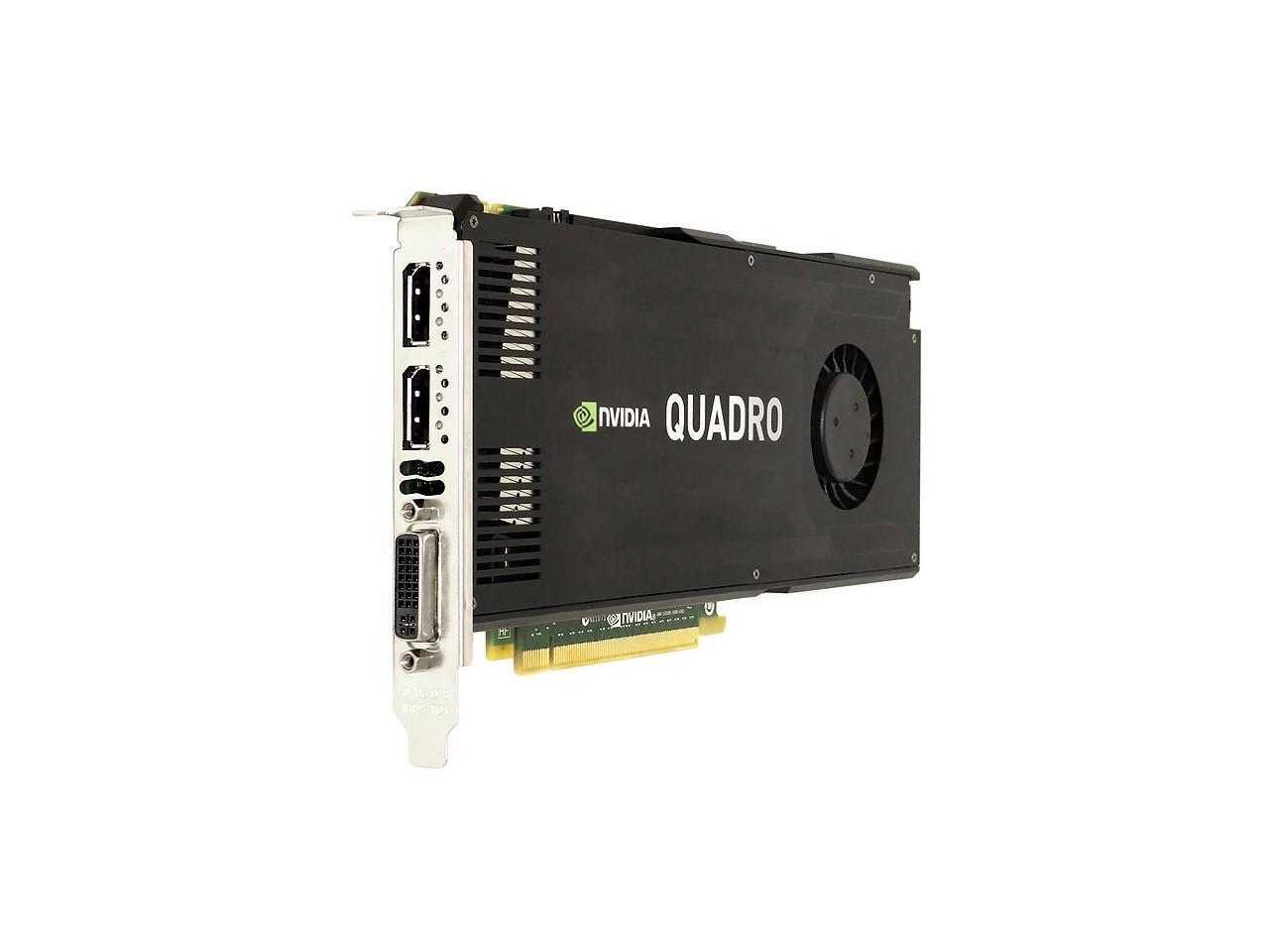 Refurbished Nvidia Quadro K4000 3GB GDDR5 PCIe 2.0 x16 Dual