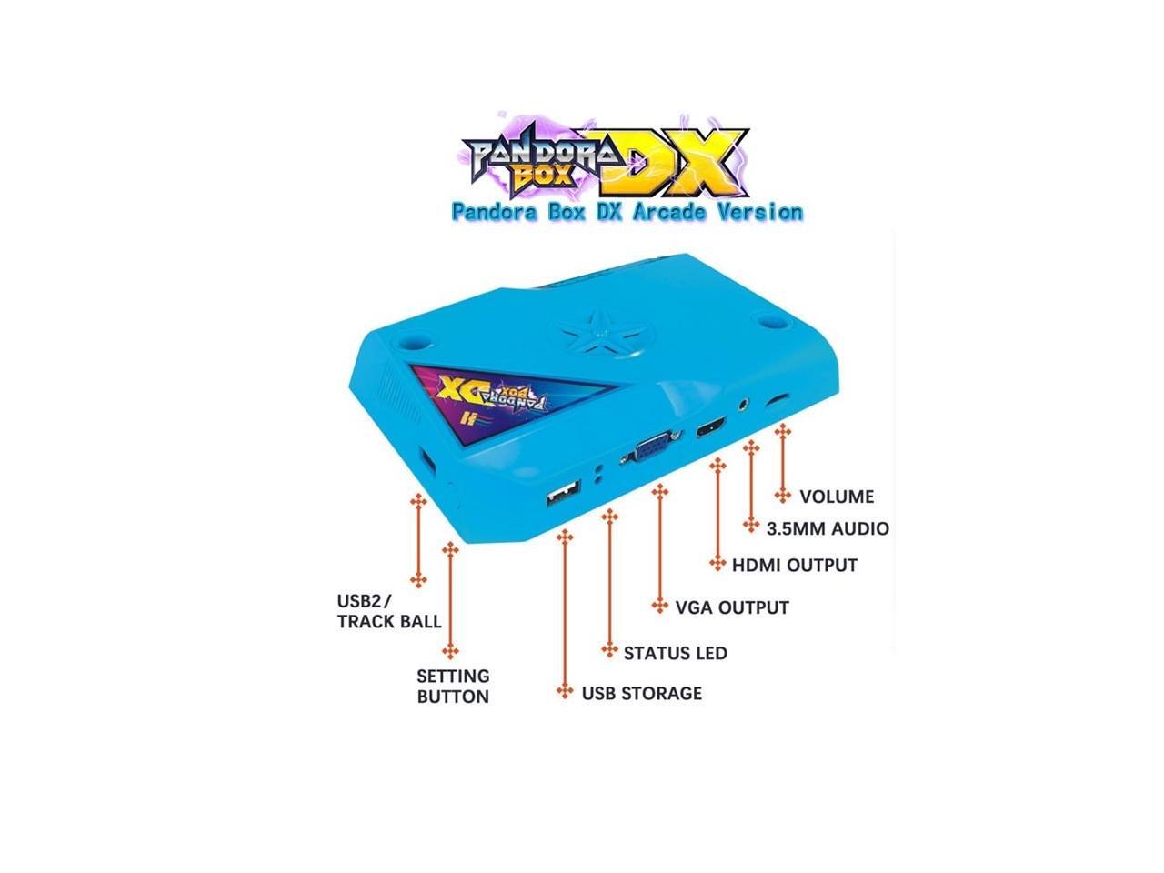 NEW 2021 PANDORA BOX DX 3000 in 1 ARCADE GAMES Jamma board PCB 3D&3P 4P  game Can save game - Newegg.com