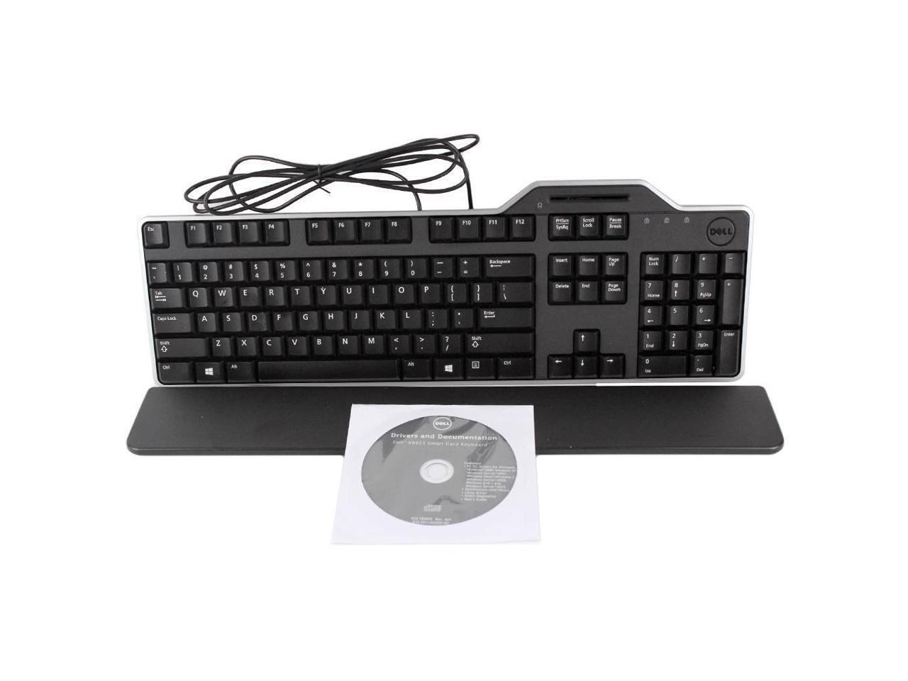 OEM Dell KB813 Black USB English Keyboard with Smart Card Reader