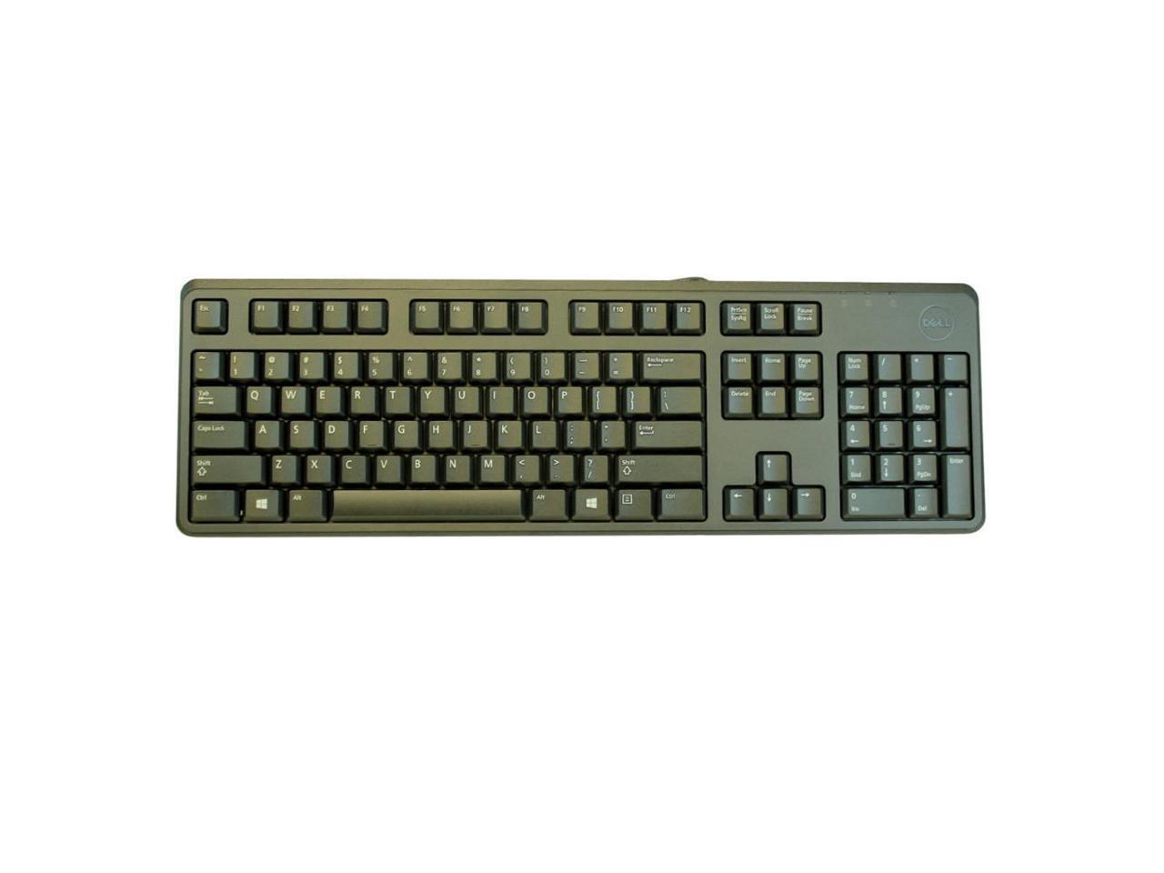 New Dell Black Usb Slim Keyboard Sk 81 C638n Newegg Com