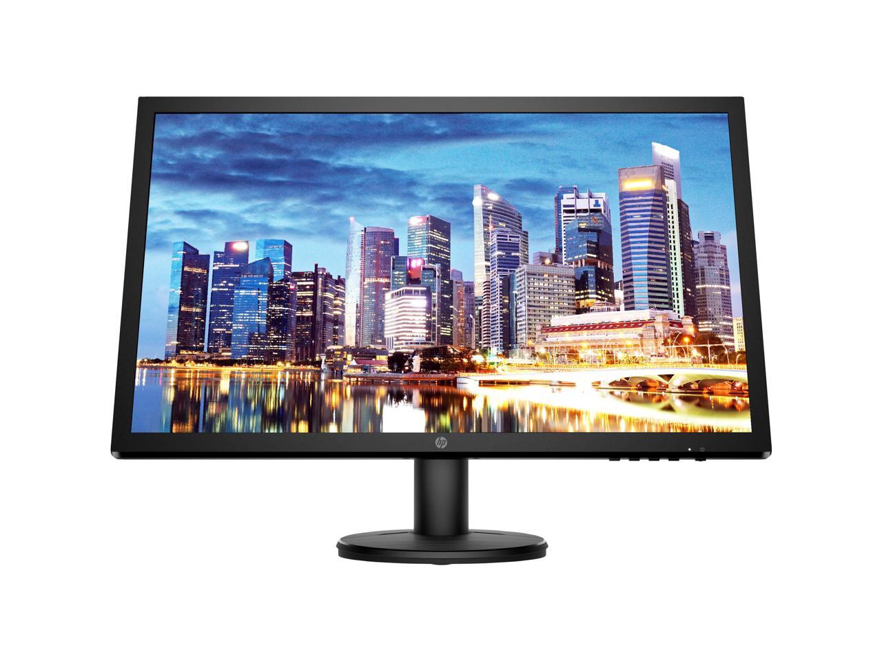 HP V24 24 inch TN Full HD 1920 x 1080 LED Backlit LCD Monitor 2-Pack ...