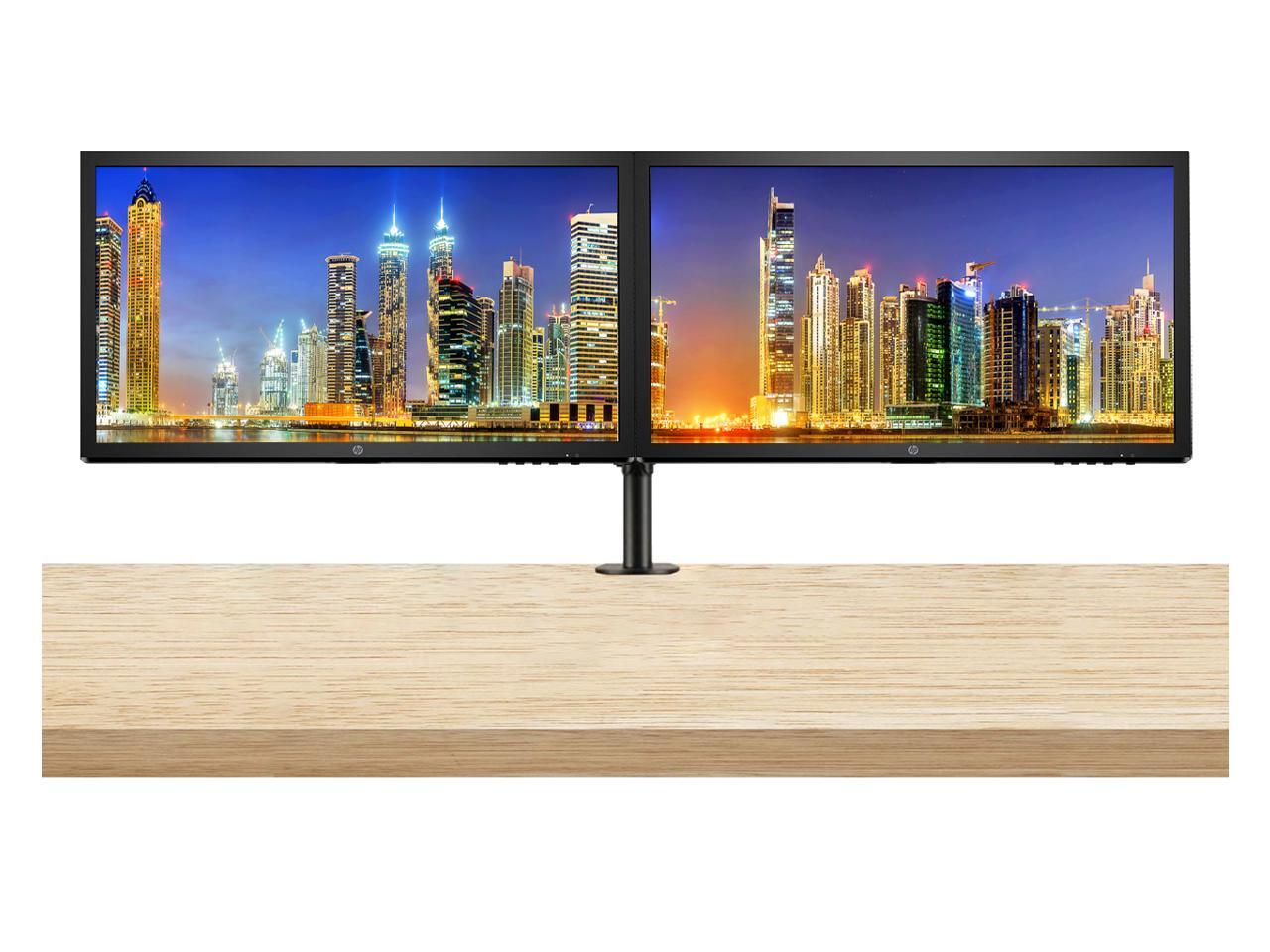 HP V24 24 inch TN Full HD 1920 x 1080 LED Backlit LCD Monitor 2-Pack ...
