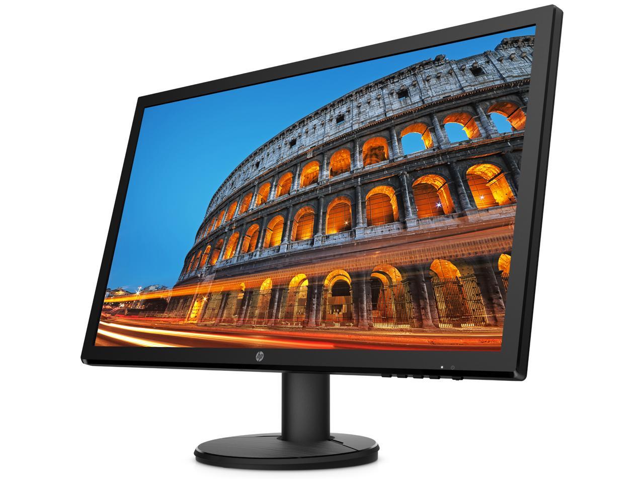 HP V24 24 inch TN Full HD 1920 x 1080 LED Backlit LCD Monitor 2-Pack ...