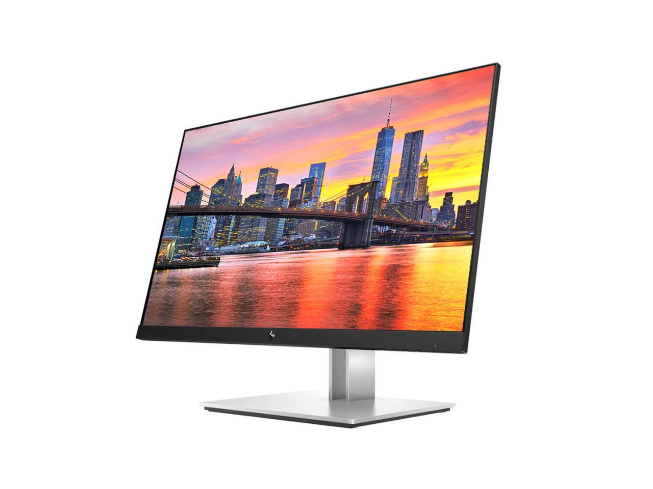 HP EliteDisplay E24q G4 24 Inch QHD IPS Office Monitor Bundle with HDMI ...