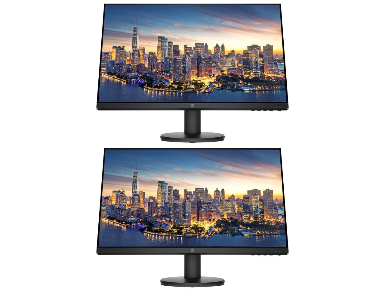 HP P24v G4 24 Inch IPS LED Backlit Monitor 2-Pack, HDMI, FHD - Newegg.com