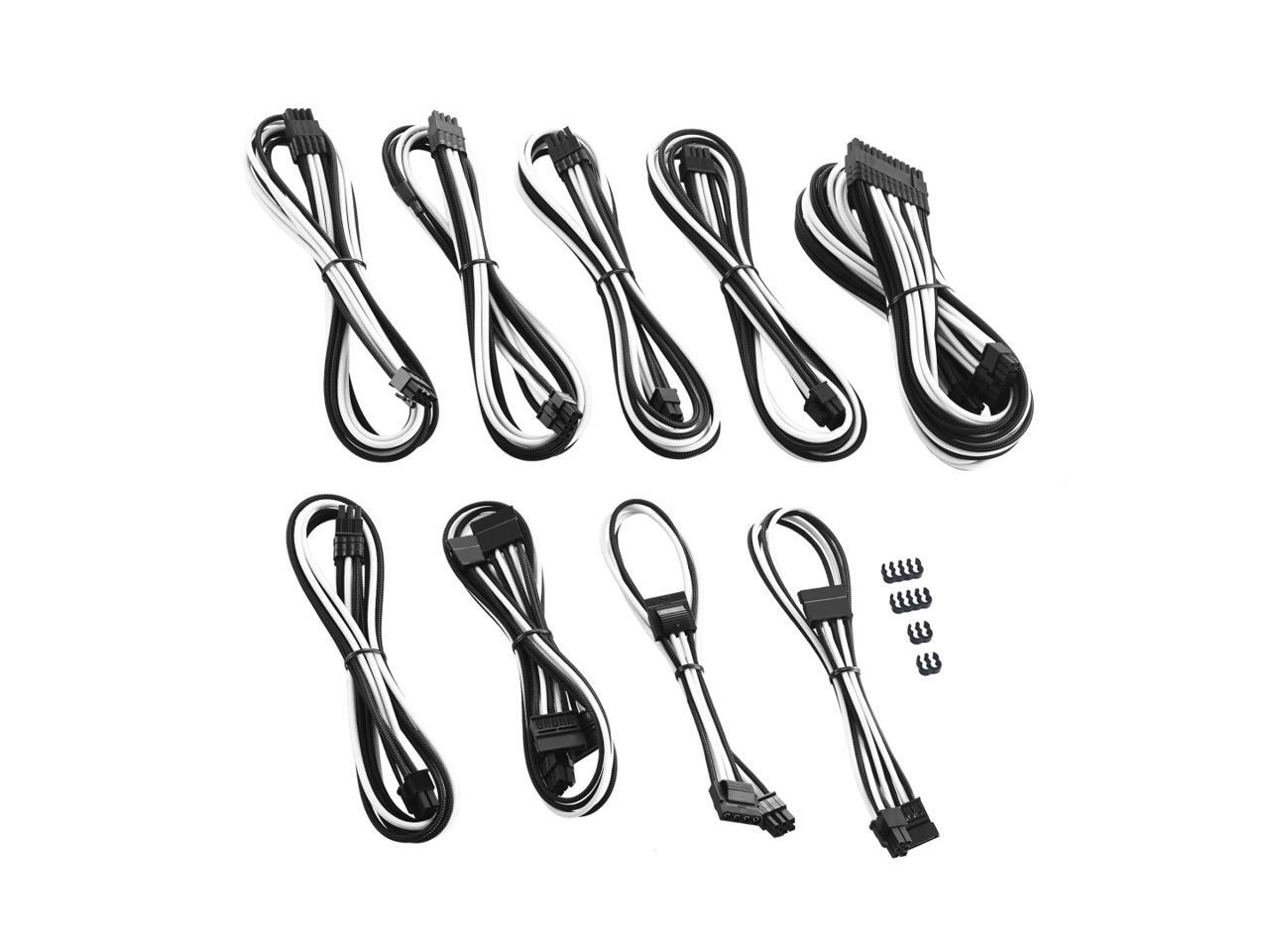CableMod PRO ModMesh CSeries AXi, HXi & RM Cable Kit BLACK / WHITE
