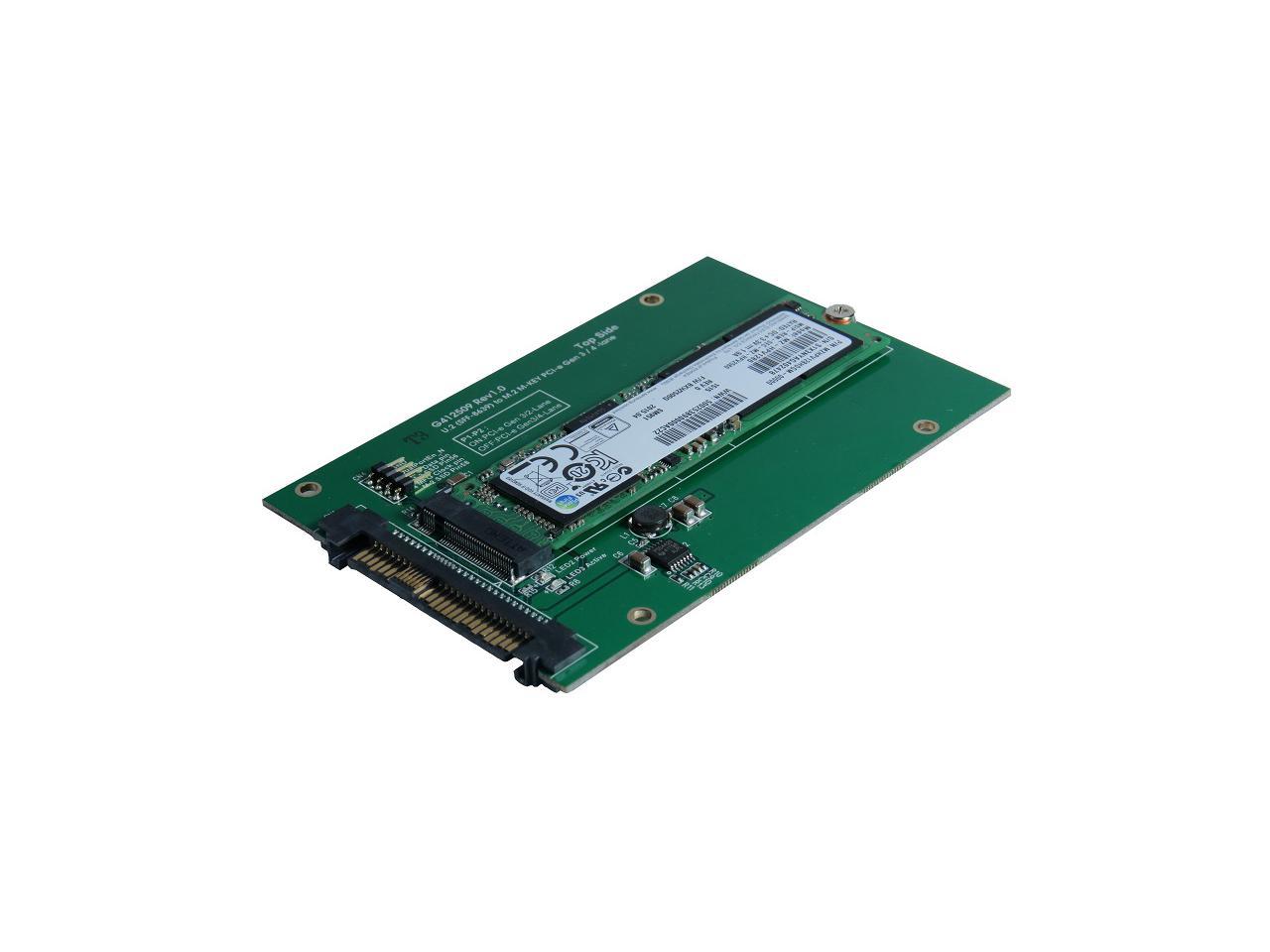 U.2 (SFF-8639) To M.2 NVMe M Key SSD Adapter With SMBUS - Newegg.com