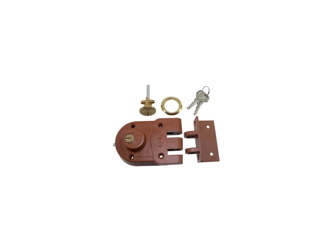 Yale V197 14 Sprayed Bronze Double Cylinder Jimmy Proof Deadlock With