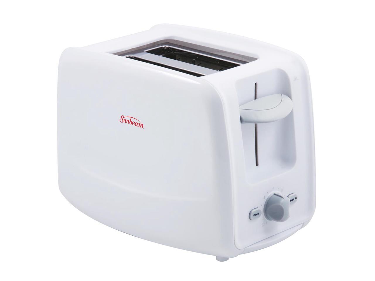 sunbeam toaster white
