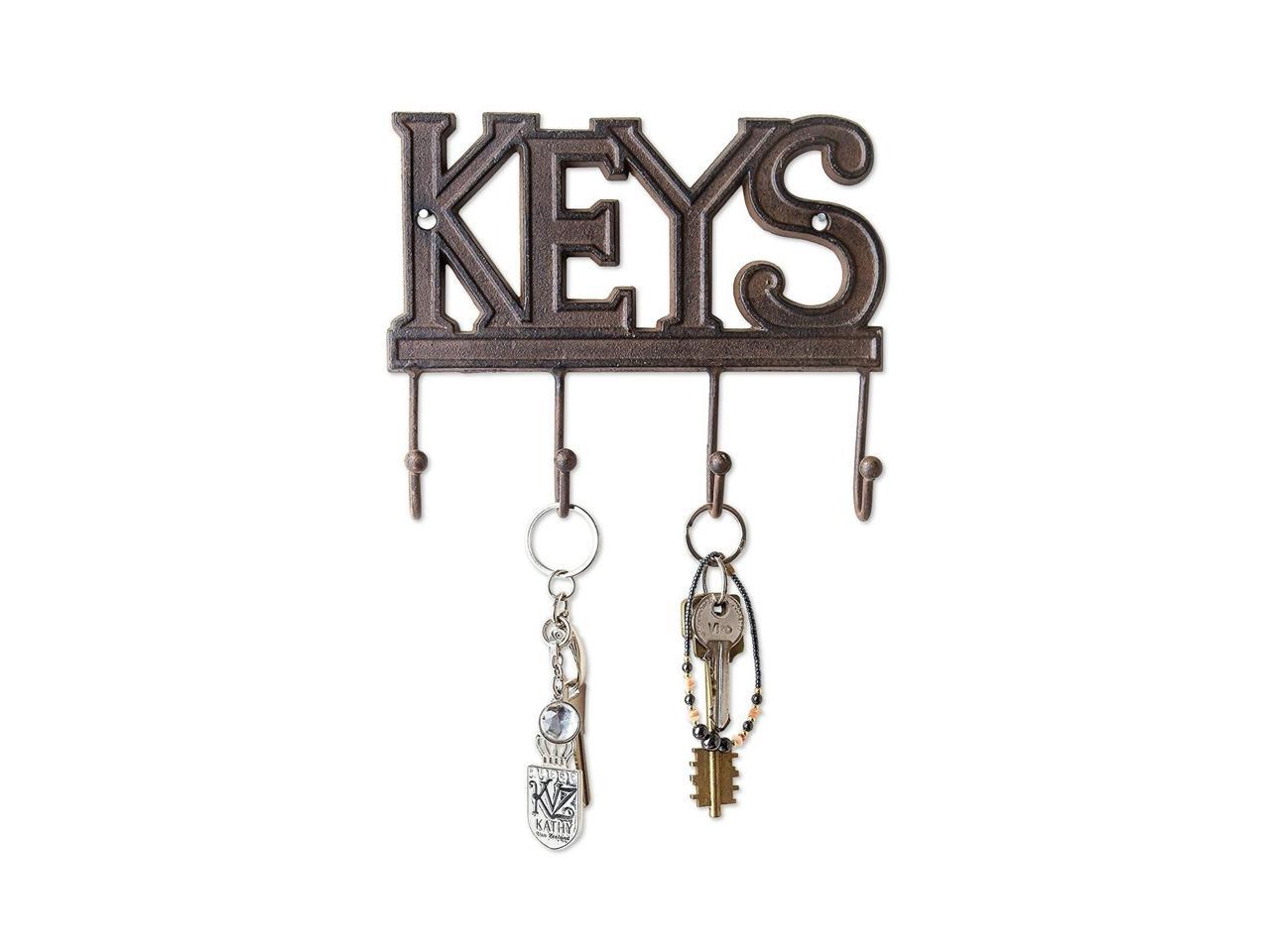 Keys Rustic Western Cast Iron ... Wall Mounted Key Hook Comfify Key Holder 
