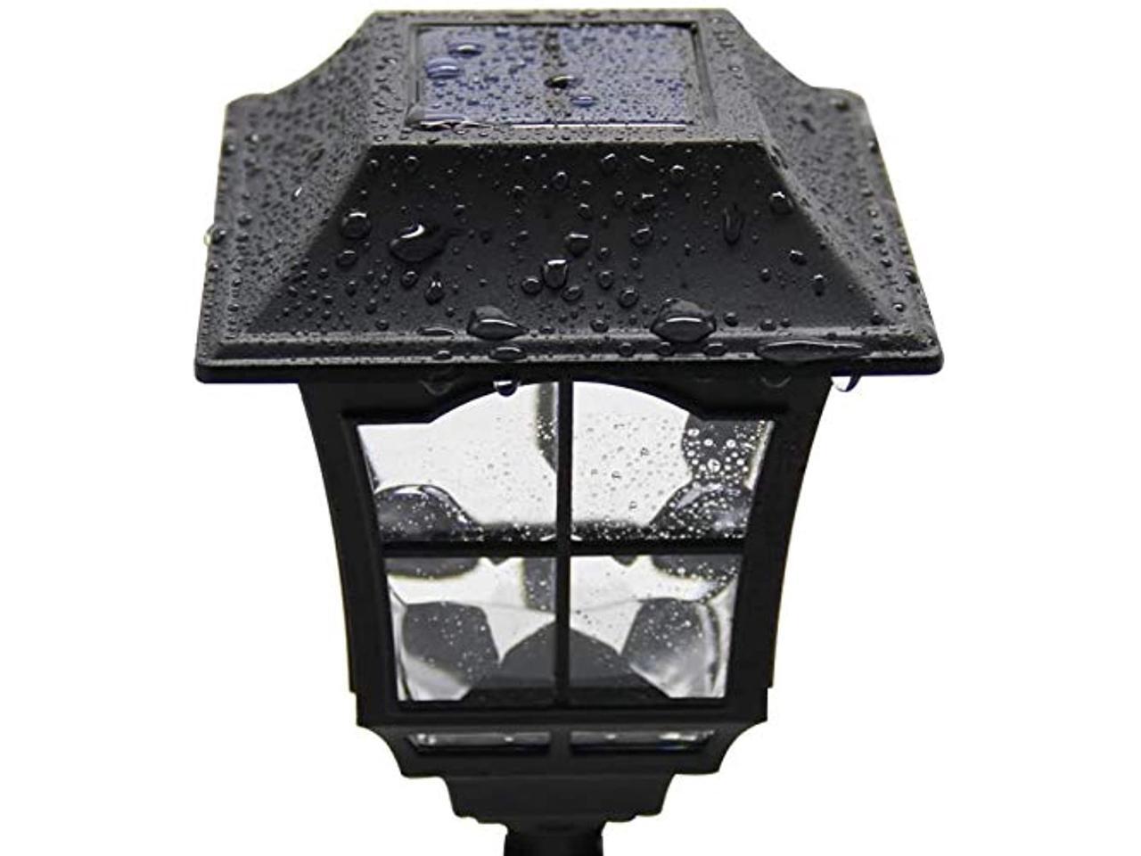 Maggift 2 Pack Solar Wall Lantern Outdoor Christmas 15 Lumens Solar Lights Wall 