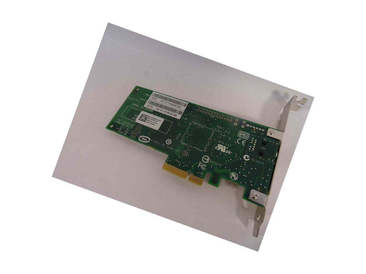Dell Broadcom Network Interface 1GB Pro 1000 PCIe Single Port Card 0TX564 TX564 