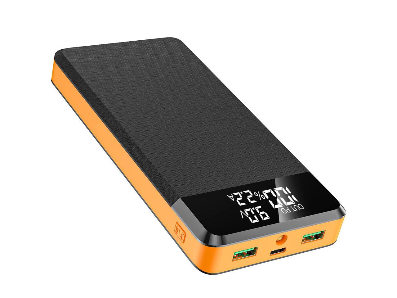iPad and More USB C Portable Charger Power Bank 26800mAh PD 18W QC 3.0 Fast Charging High-Capacity External Battery Tri-input and Tri-output Cell Phone Charger with LED Display for iPhone Huawei