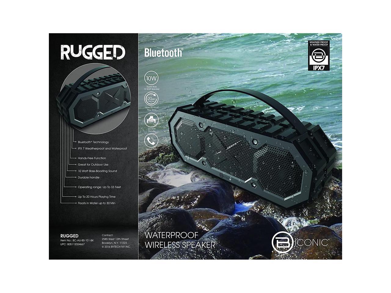 iconic rugged bluetooth speaker