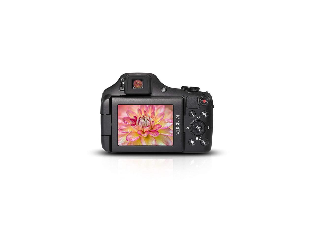 Minolta MN67ZBK ProShot WiFi Bridge Camera with 67x Optical Zoom
