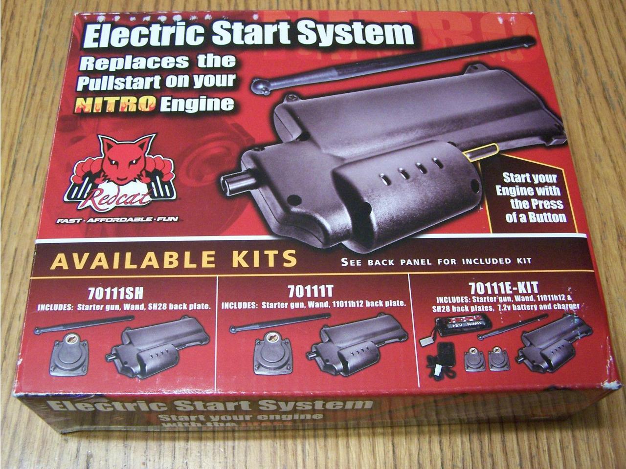 70111T Redcat Racing Electric Power Starter Back Plate 11011H12 Vertex SH Engine 