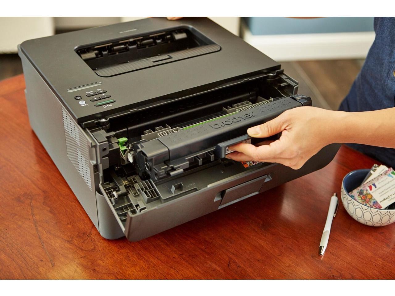 Brother HLL2370DW Wireless BlackandWhite Printer Gray