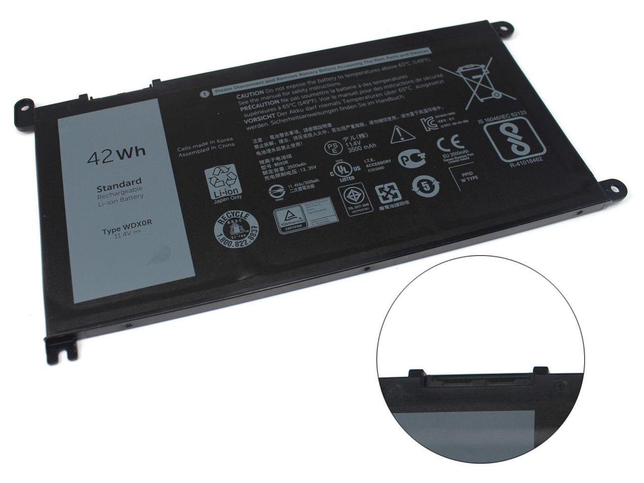 Wdx0r аккумулятор dell