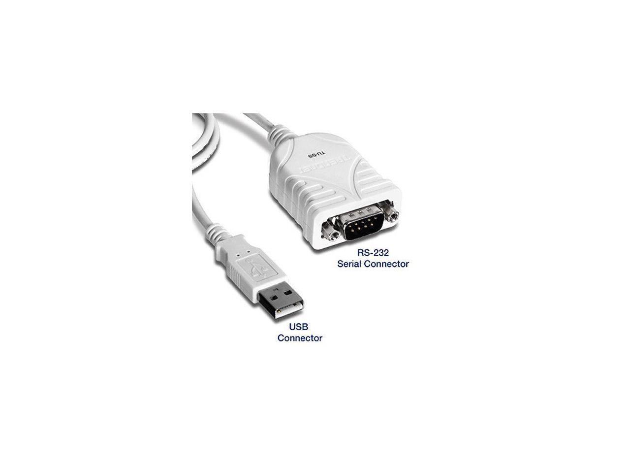 TUS9 USB to Serial Converter USB 1.1 to RS232 Male DB9