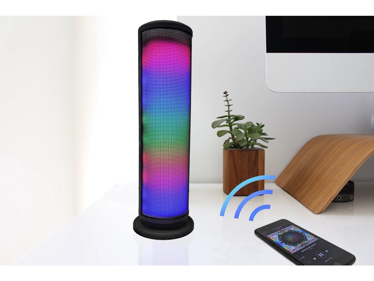 ZTECH Wireless Bluetooth LED Tower Speaker with BuiltIn Mic