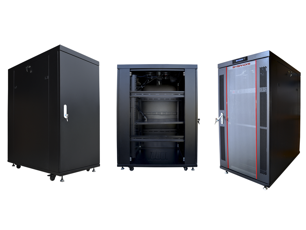 Sysracks 27U 32" Depth Server It Data Network Rack New