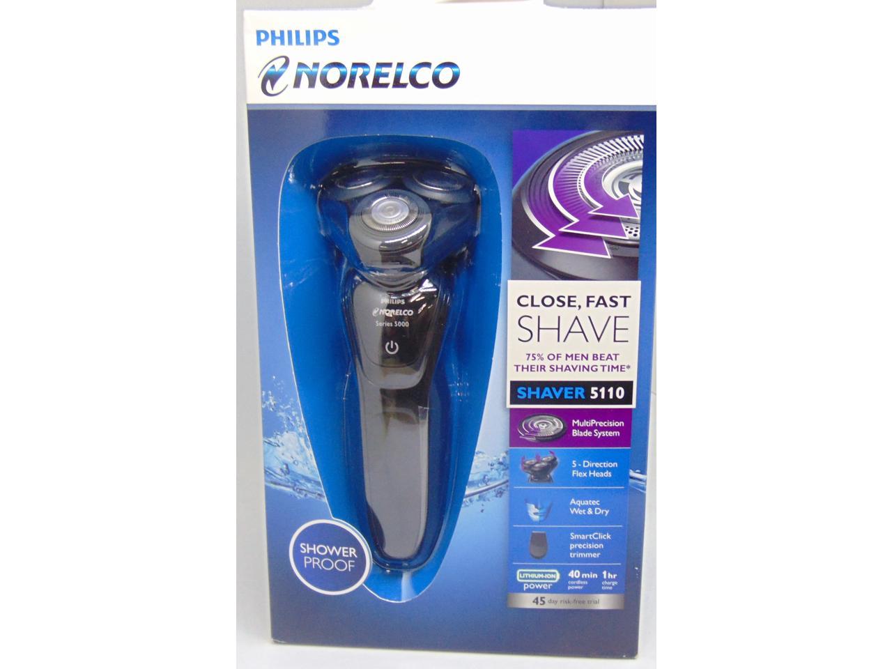 norelco 5110 wet and dry shaver