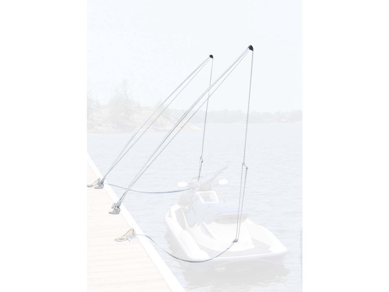 Dock Edge Premium Mooring Whips 2PC 12ft 5,000 LBS up to 23ft 3400F
