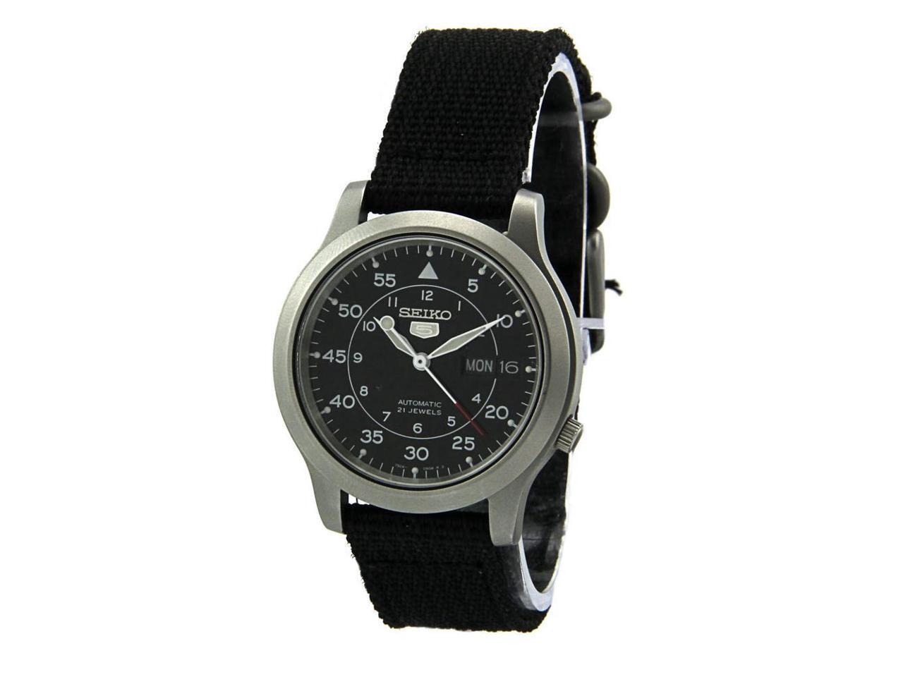 seiko snk809 black
