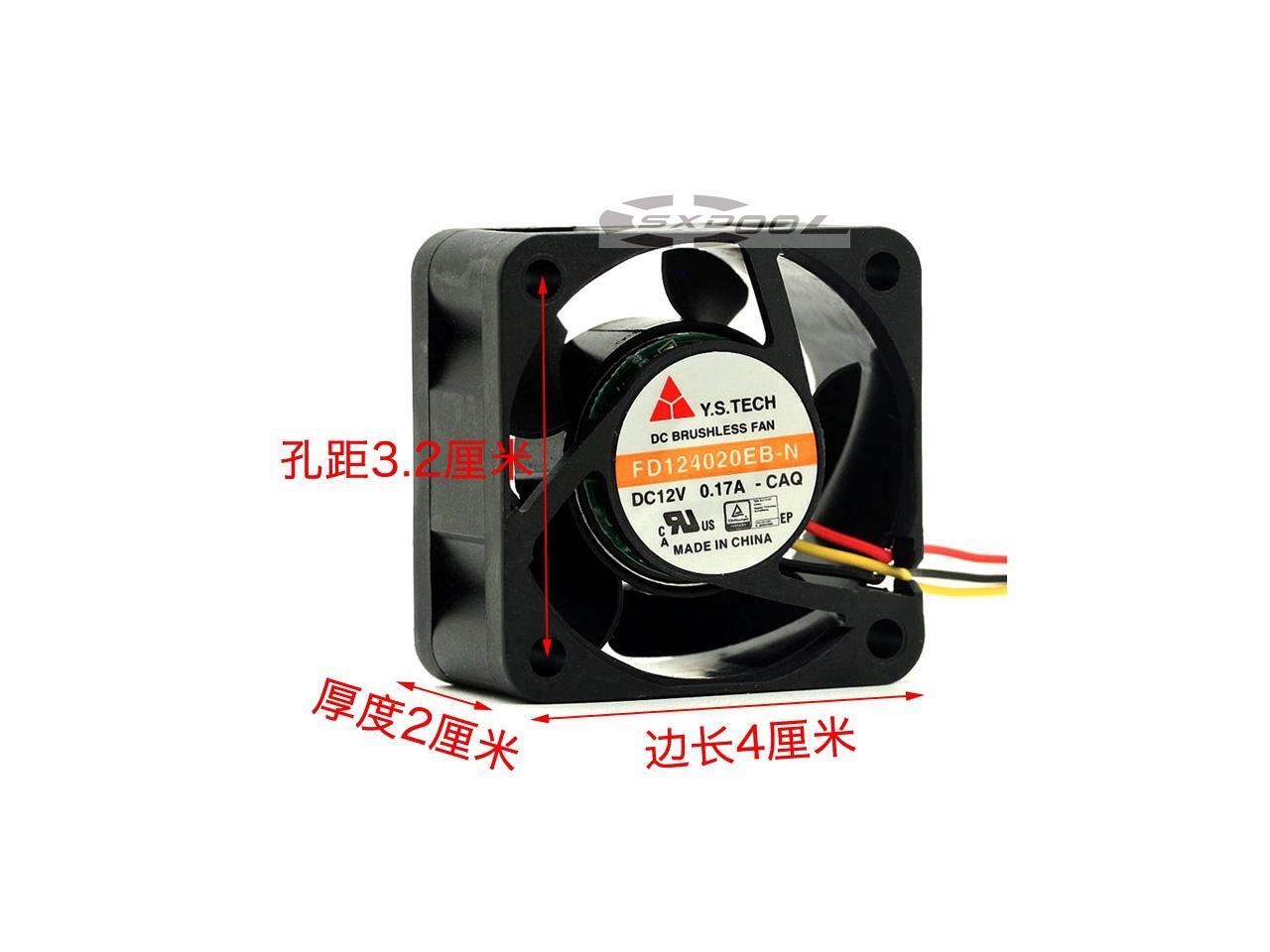 Pengda Technology Ventola 40mm 40x40x20 02 24V DC Air Fan 4cm 2 Fili - Foto 12