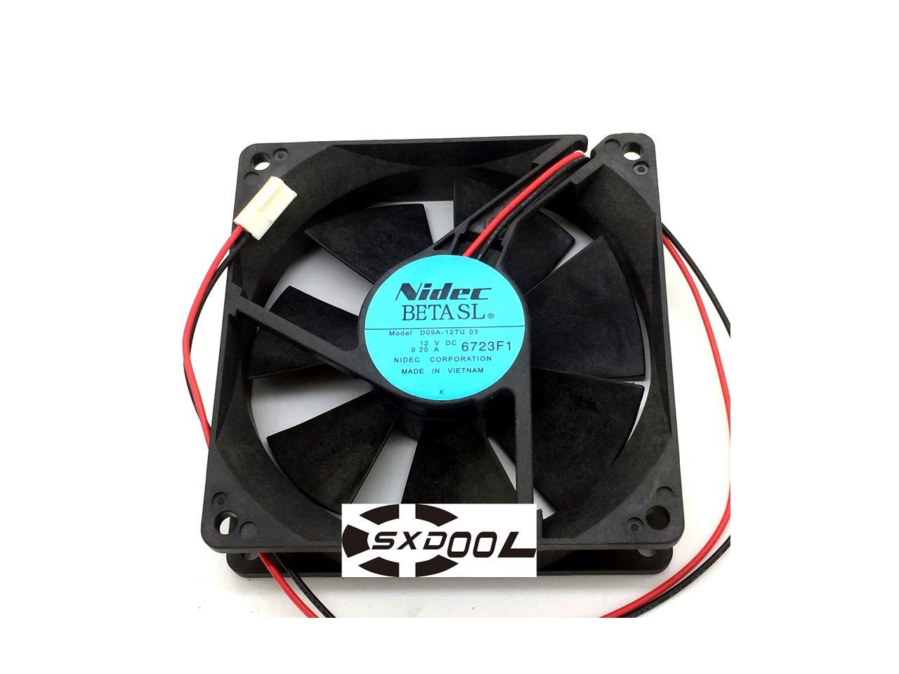 NEW Nidec 9025 9CM 12V 0.2A D09A-12TU 03 Fuji inverter industrial computer  cooling fan - Newegg.com