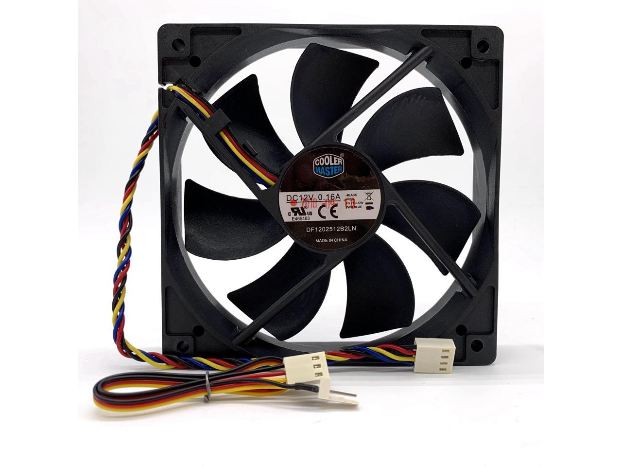 NEW Original Cooler Master 120mm 12V 0.16A 12CM ultraquiet case fan