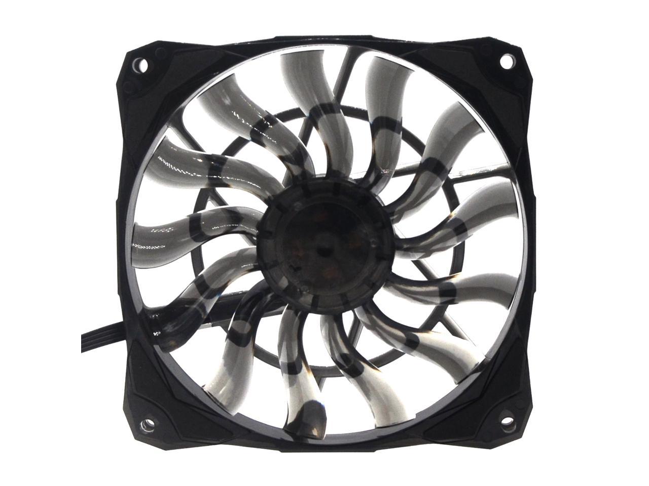 12015 Slim 15Mm Thickness 53.6CFM 120Mm PWM Controlled Cooling Fan for