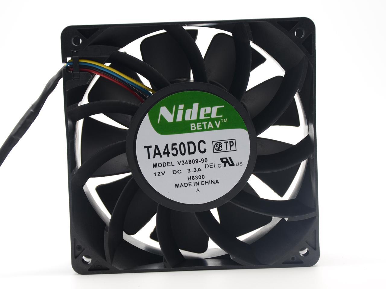 Nidec VA450DC V34809-90 CQ1 Super strong 12038 12V 3.3A 12CM 120mm ...