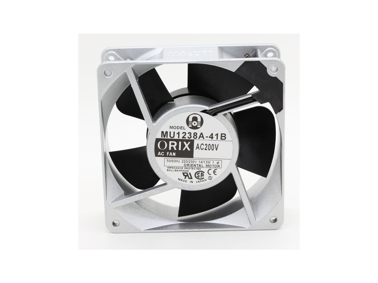 Ventilateur De Refroidissement 12cm AC200V 14W - Compatible ORIX MU1238A-41B - 2 Fils - Pour Serveurs, équipements