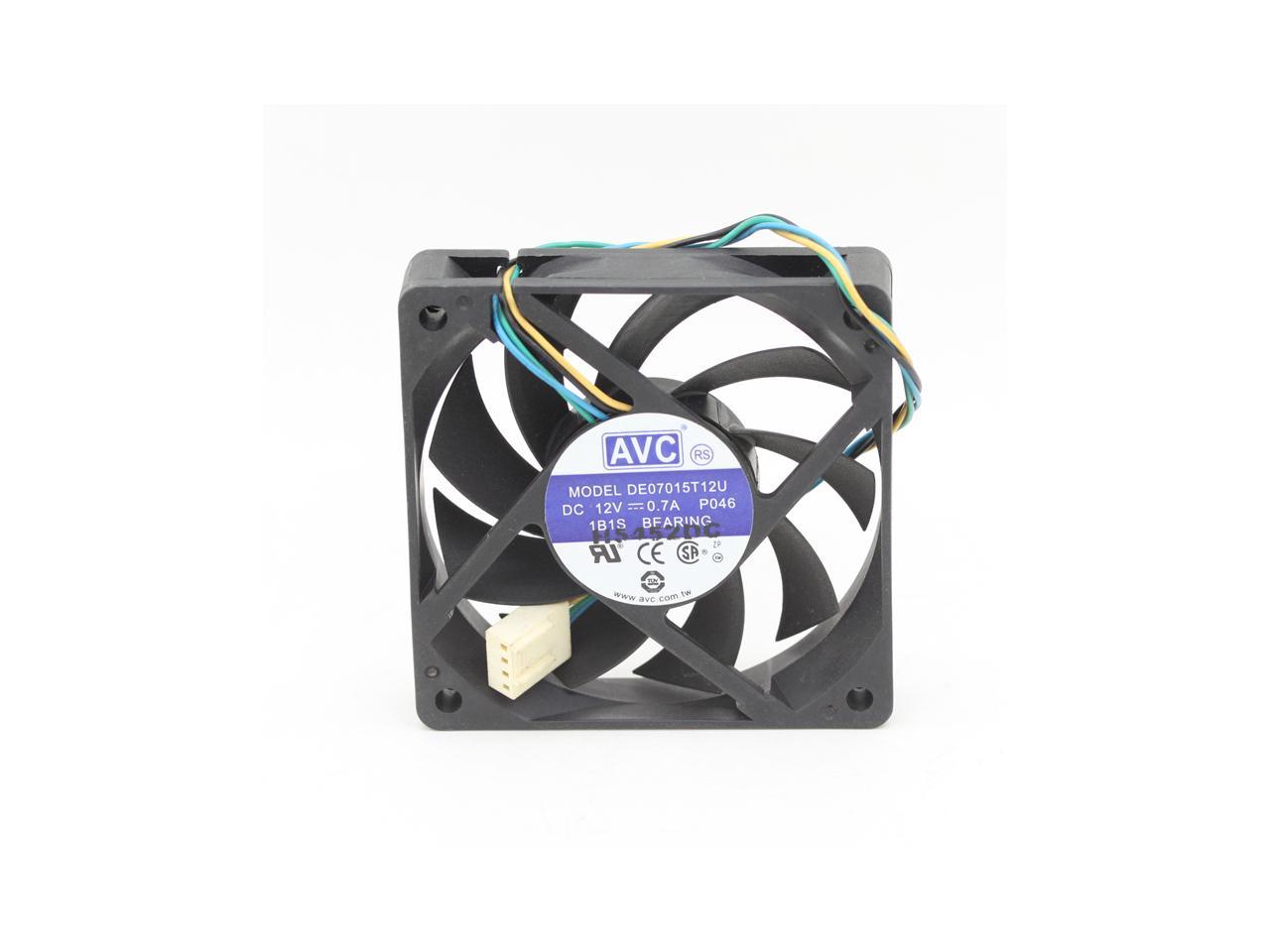 AVC DE07015T12U 7015 7cm cm chassis CPU cooling fan 4-wire PWM high air volume 