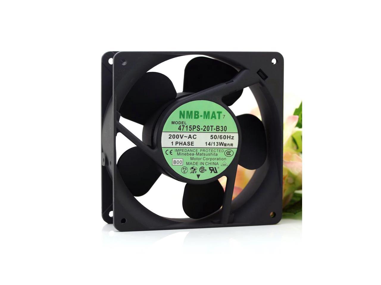 NMB 4715PS-20T-B30 200V 14/13W 12CM aluminum frame AC cooling fan 