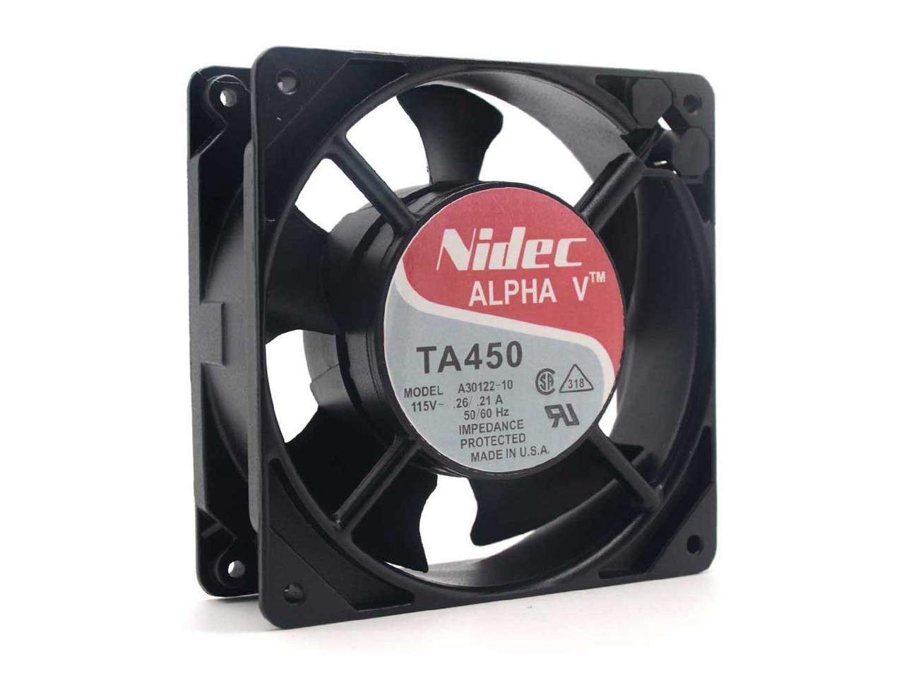 Nidec Alpha V TA450 A30108-10 115VAC 119x119x38mm Cooling Fan 120mm 