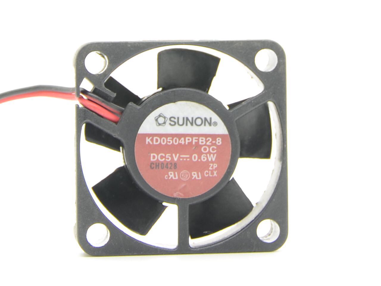 SUNON KD0504PFB2-8 40mm x 40mm x 10mm 4010 DC 5V 0.6W Cooling Fan 2pin Connector